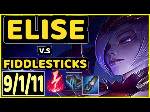 BONO (ELISE) vs FIDDLESTICKS - 9/1/11 KDA JUNGLE CHALLENGER GAMEPLAY - KR
