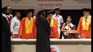 27.06.2026 : राज्यपालांच्या उपस्थितीत सिम्बायोसिस आंतरराष्ट्रीय (अभिमत) विद्यापीठाच्या आंतरराष्ट्रीय विद्यार्थ्यांचा पदवीदान समारंभ संपन्न