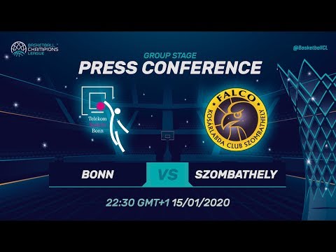 Telekom Bonn v Falco Szombathely - Press Conference - Basketball Champions League 2019-20