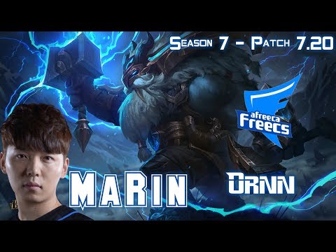AFs MaRin ORNN vs SION Top - Patch 7.20 KR Ranked