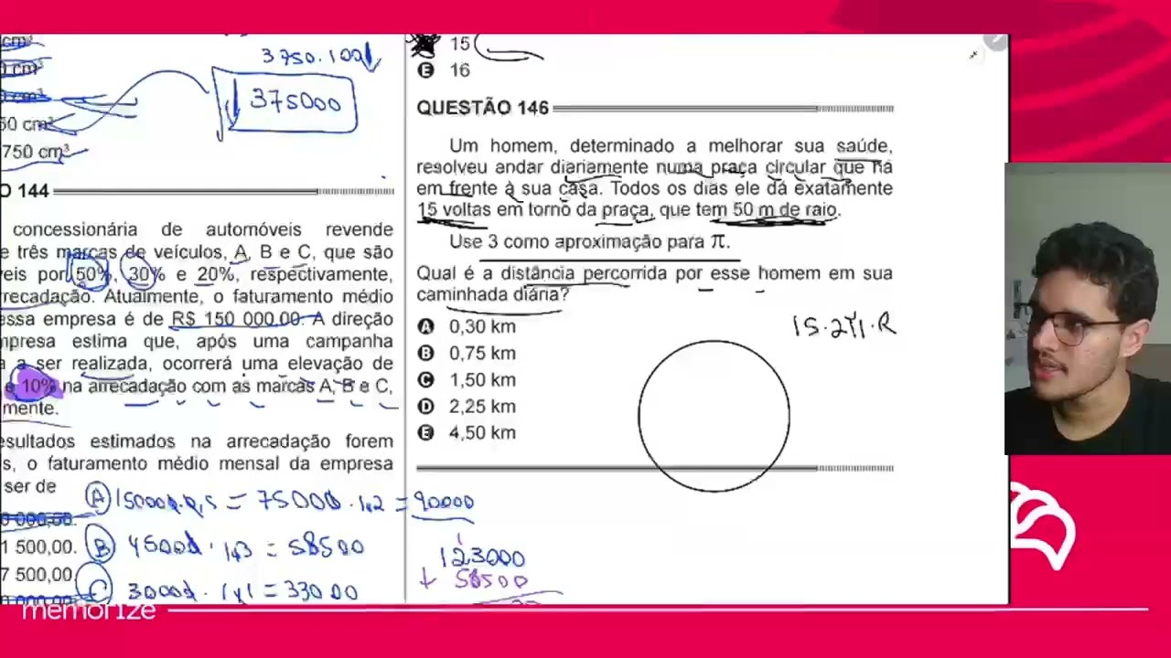 Resolução em Vídeo — Questão 146 ENEM 2014 PPL