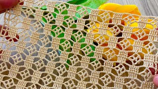 🔶Two Different Patterns in One‼️Easy Multipurpose Crochet Pattern Tutorial