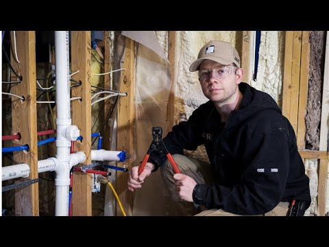 How to plumb a bathroom group with one vent!