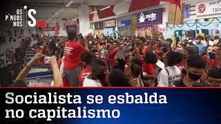 Líder de grupo que invade supermercados tem ações na Bolsa