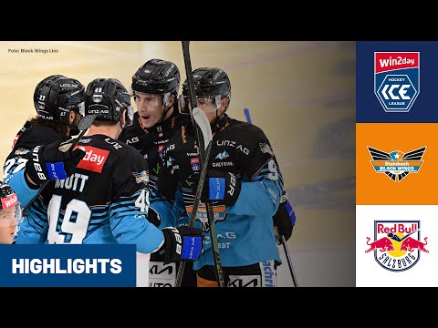 ICE: Steinbach Black Wings Linz vs. EC Red Bull Salzburg | Highlights