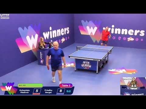 WINners CUP table 2  11.09 Kolomiets Vladimir - Priadko Sergei 18:30