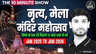 India’s Most Important Dance, Fair, Temples & Festivals (प्रमुख मंदिर & त्योहार)| The 10 Minute Show