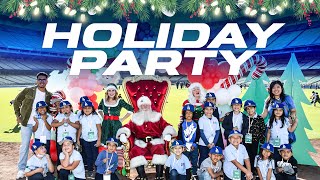 Kids Holiday Party at Dodger Stadium - LADF X Baby2Baby