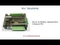 How To Do Modbus Communication Setting In FX3U PLC