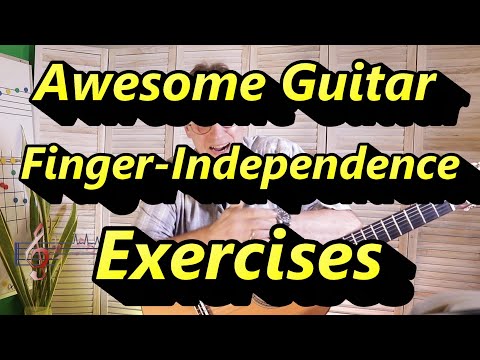 Guitar Finger-Independence Exercises from the Pumping Nylon Book by Scott Tennant