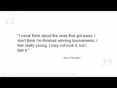 Steve Elkington Quotes
