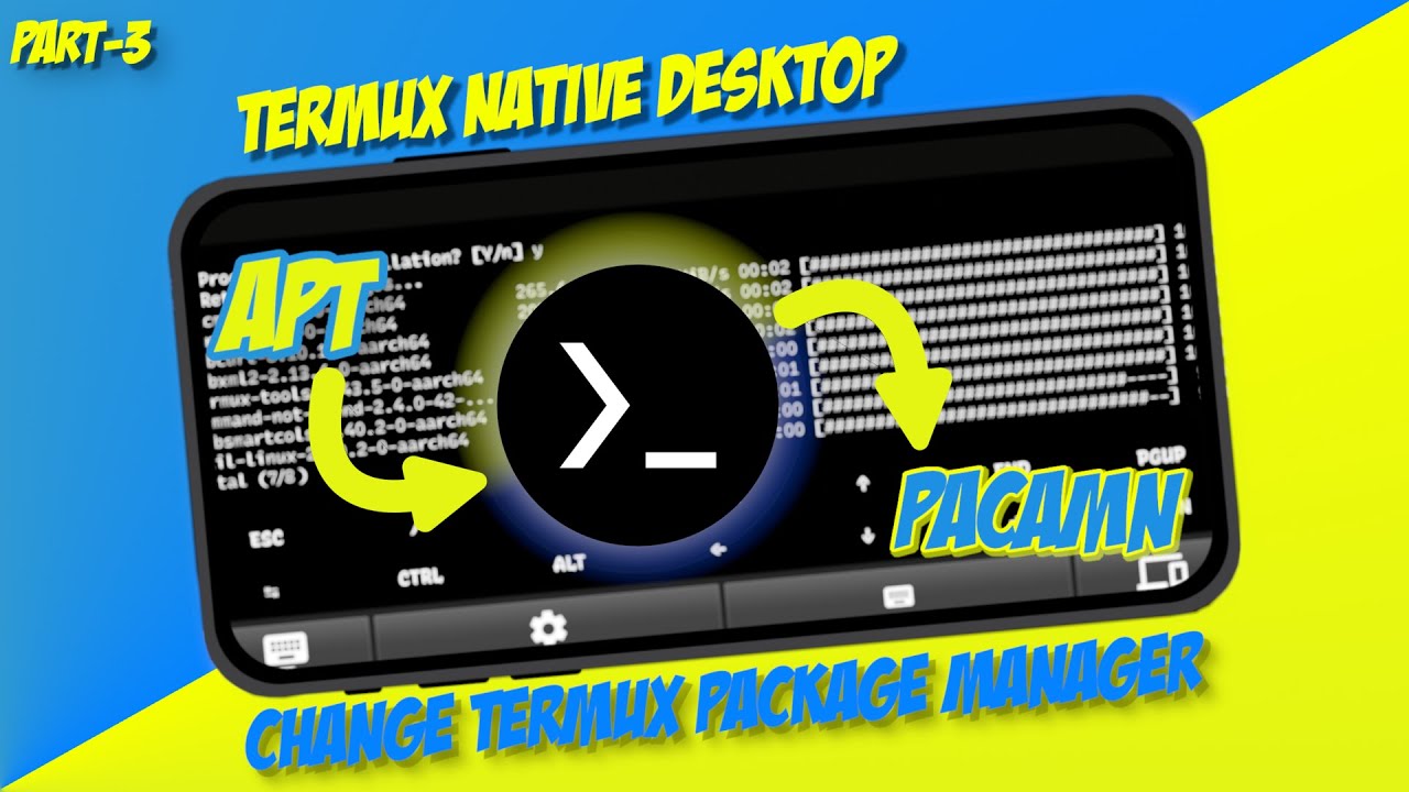 How to change termux package manager from apt to pacman