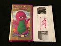 Opening Closing To Sing Dance With Barney 2000 VHS