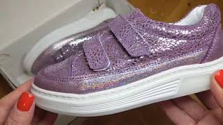 Кроссовки Toddler сиренивые с напылением 61261