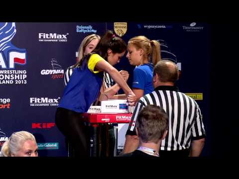 Junior woman 60kg left eliminations. Worlds 2013, Gdynia, Poland.