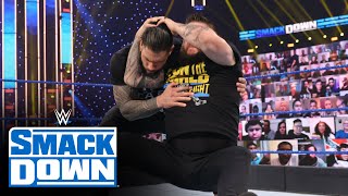 Kevin Owens attacks Roman Reigns before Edge reveals his ‘Mania decision: SmackDown, Feb. 5, 2021