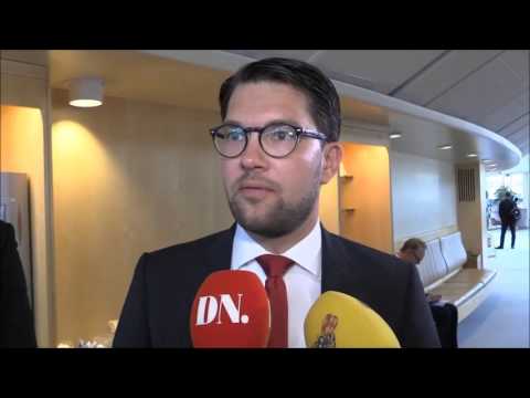 Jimmie Åkesson (SD) Alliansen föredrar en socialistisk budget 2015-10-14