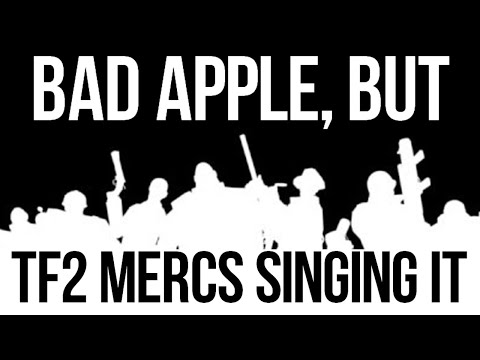Bad Apple!! But TF2 mercs singing it (AI COVER) | anim by @epsxe160