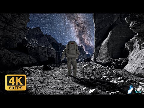 8 Hours Ambient MOONWALK, Wallpaper / Screensaver - 4K Ultra HD 60fps
