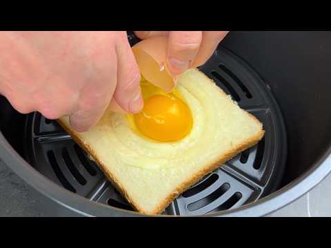 Air Fryer Egg on Toast - Breakfast Ready in 7 Minutes!