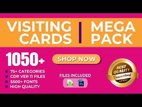 (File 23) 1050+ Visiting Card Designs Video