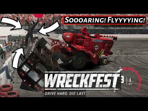 Soaring.... Flyyyyying! Wreckfest Ep54 online multiplayer PC - Xbox - PS4