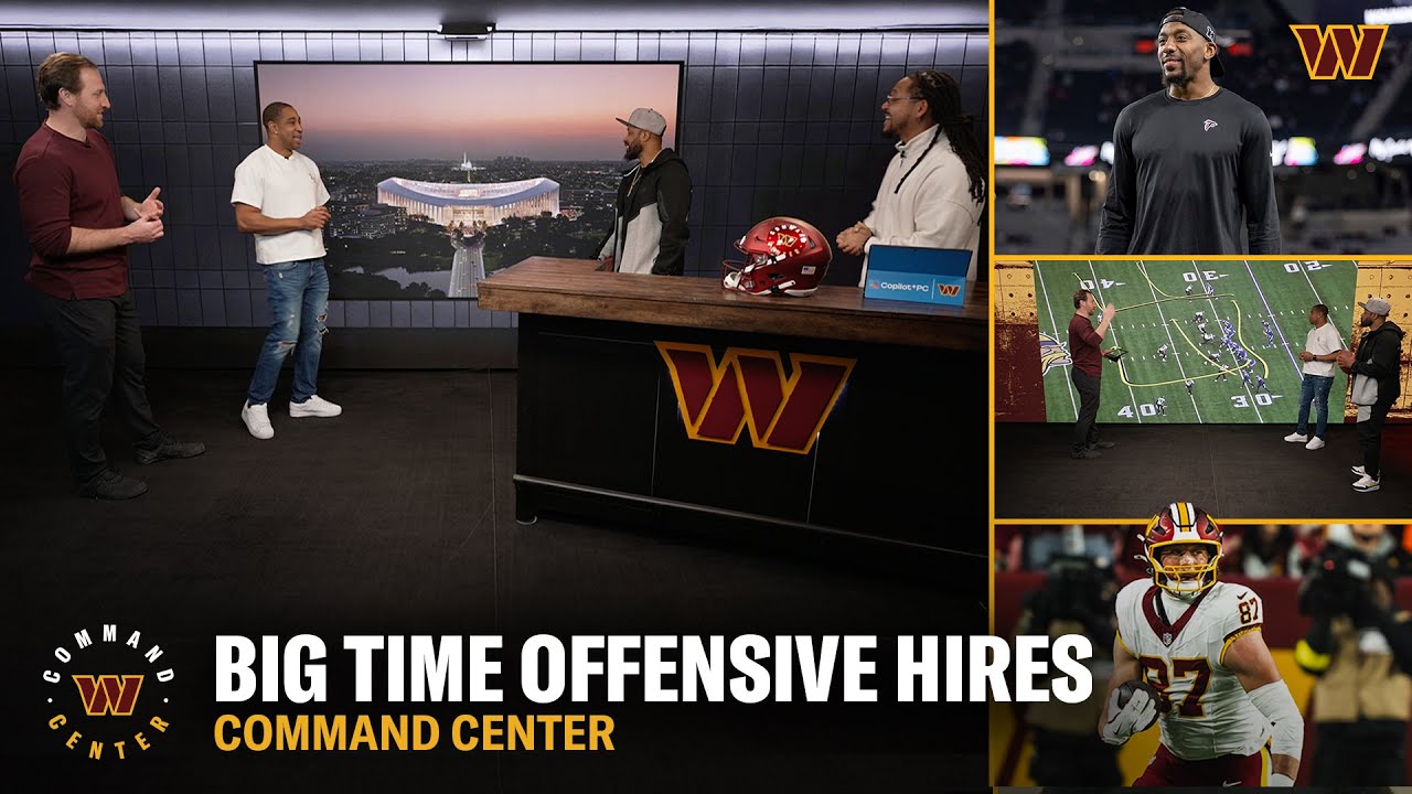Top-Tier Tight Ends + NEW Stadium Reveal Reactions! | Command Center | Washington Commanders | NFL