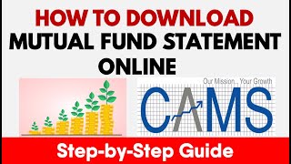 How to Download Mutual Fund Statement from Camsonline  | Mutual Fund Statement