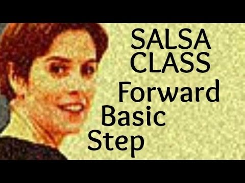 Salsa Basic Forward Step from Salsa class for beginners 2/22