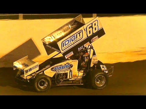 SRA 410 Sprintcars B-Main Simpson Speedway Speedway 17-12-2018