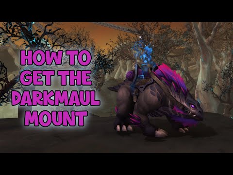 WoW Shadowlands 9.1 - How To Get The Darkmaul Mount | Korthia