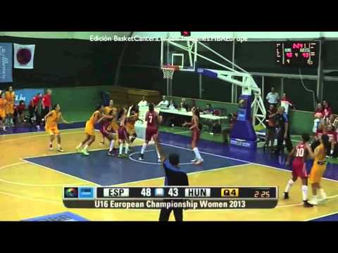 U16F - Últimos minutos victoria ESPAÑA vs. HUNGRÍA.- Semifinal Cpto. Europa (10-8-2013)