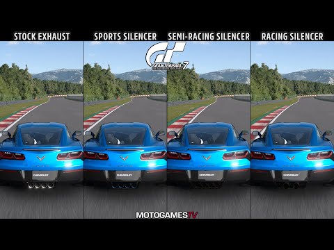 Chevrolet Corvette Stingray (C7) '14 | Gran Turismo 7 Exhaust Upgrades