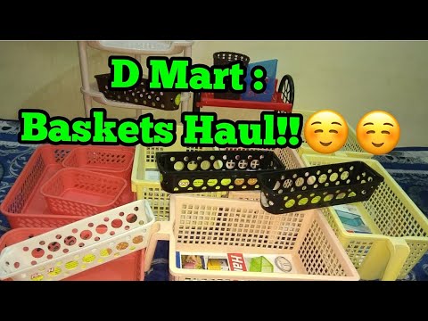 Multipurpose organizer plastic baskets