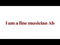 I Am A Fine Musician Gr 6