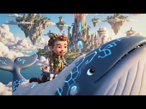 Ben & Toby: Sky Whale Adventure to the Floating City | Full Animated Episode