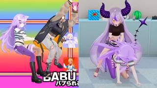 Hololive 3D Moments that hit Okayu with backshots