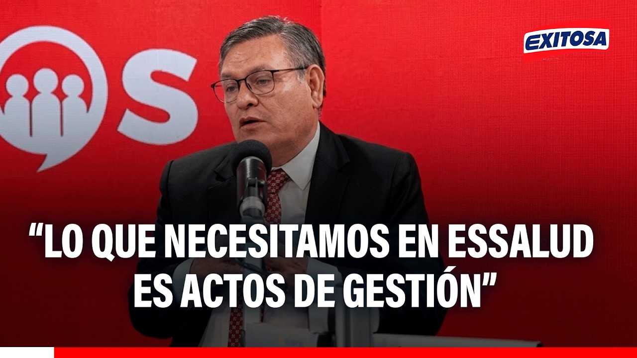 🔴🔵 Hualter Saavedra sobre nueva presidenta ejecutiva de EsSalud: “Exigíamos que tenga a un gerente”