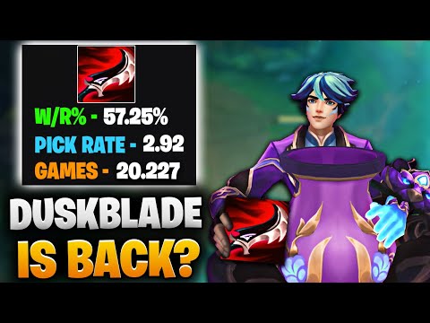 Is Duskblade Ezreal the new meta build again?!!? (INSANE 1 vs 3 Triple kill)