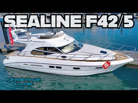 Sealine F42/5 For Sale | A LOT Of Boat For The Money!