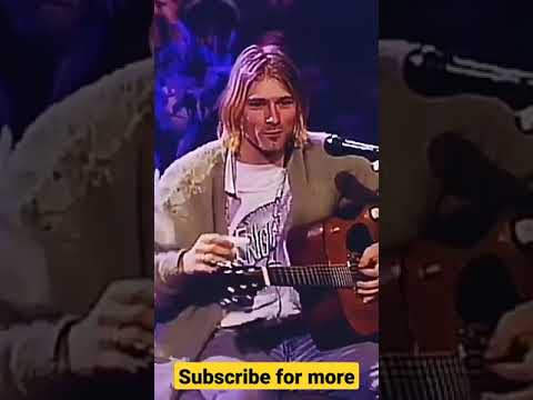 Nirvana's Fans Shouting Hurry Up & Kurt Cobain Mocked at Them #shorts