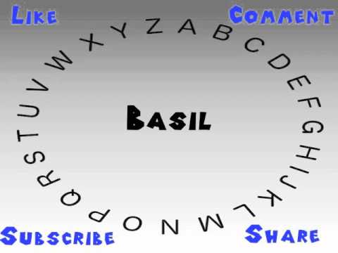 How to Say or Pronounce Basil