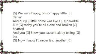 Hank Williams - You Caused It All by Telling Lies Lyrics