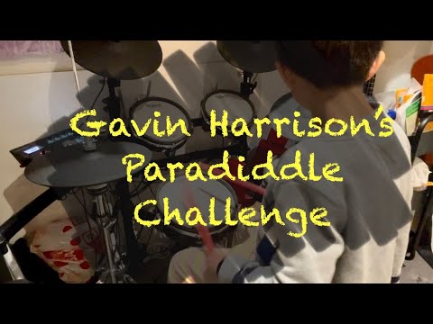 Gavin Harrison’s Paradiddle Challenge (8 year old)