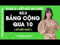 Toán lớp 2 Bài 8: Bảng cộng qua 10