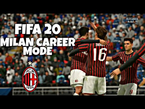 FIFA 20 AC MILAN CAREER MODE EP 13- PAINTING MILAN RED- DERBY DI MILANO