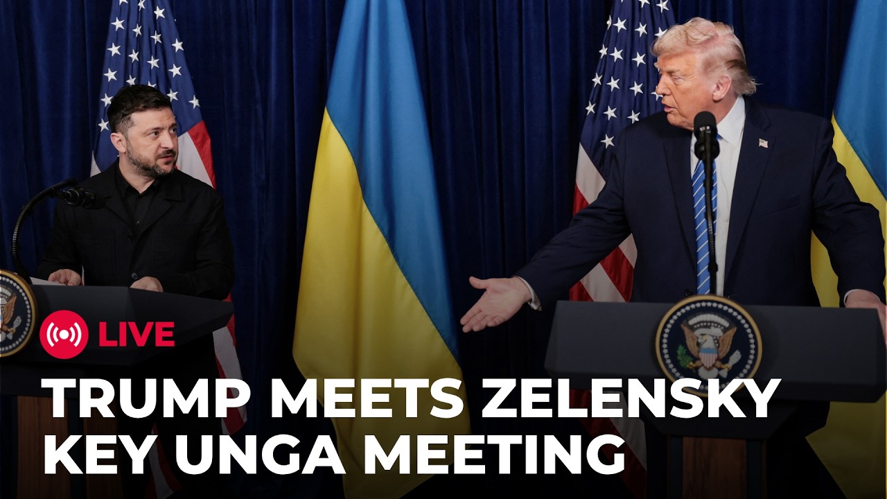 LIVE: US Donald Trump meets with Zelensky on the sidelines of the UNGA