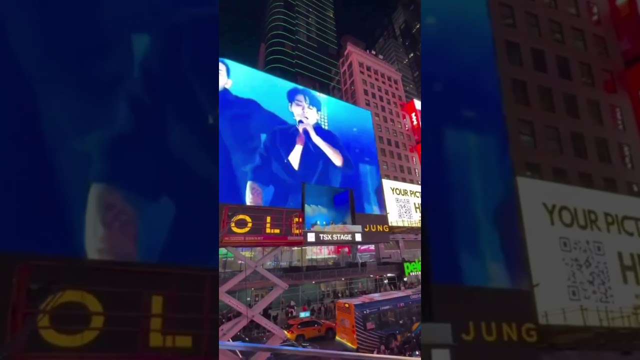 Jungkook (BTS) 정국, 그는 왜 타임스퀘어를 선택했을까? 사진