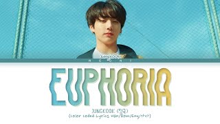 JUNGKOOK (정국) "Euphoria" (Color Coded Lyrics Han/Rom/Eng/가사)