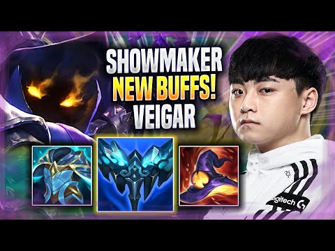 SHOWMAKER TRIES VEIGAR WITH NEW BUFFS! - DK ShowMaker Plays Veigar MID vs Katarina! | Season 2022